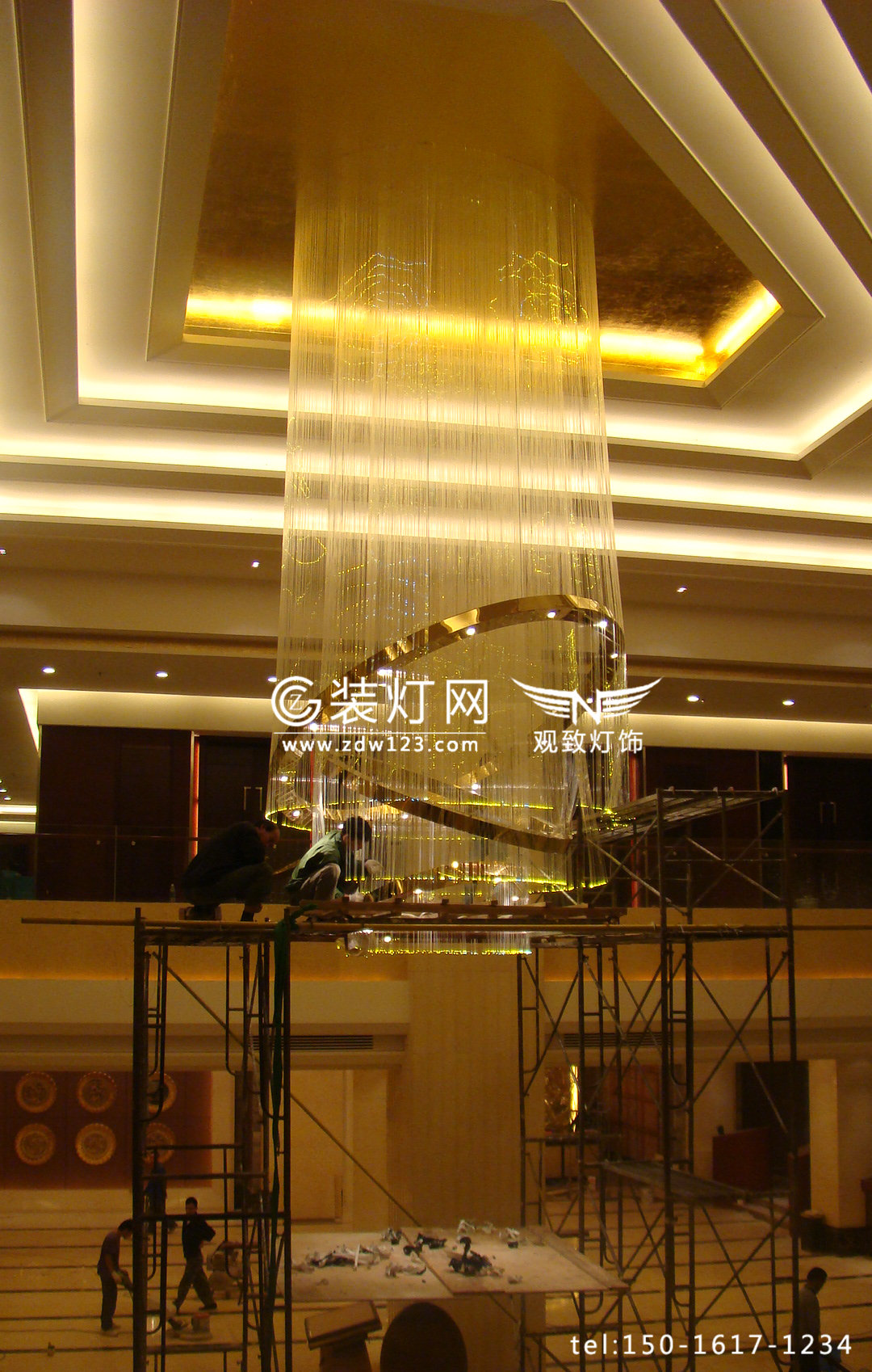 水晶灯安全网效果展示
